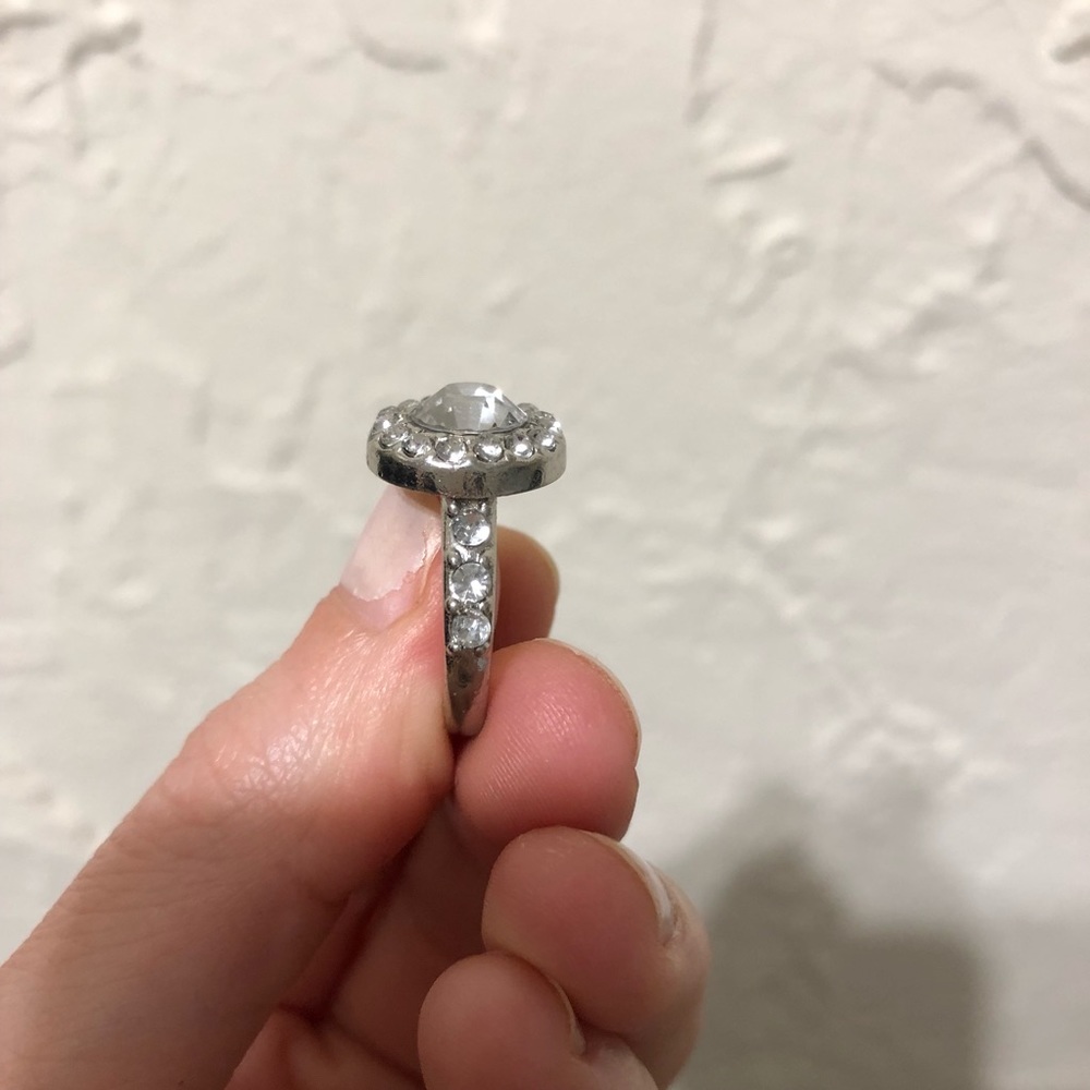 Costume ring. Engagement style.